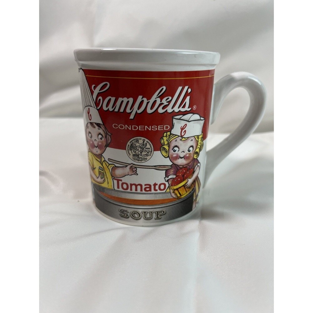 Campbell's Soup Mug Cup‎ 14 Oz Ceramic By Westwood 2000 ERA  cooking theme